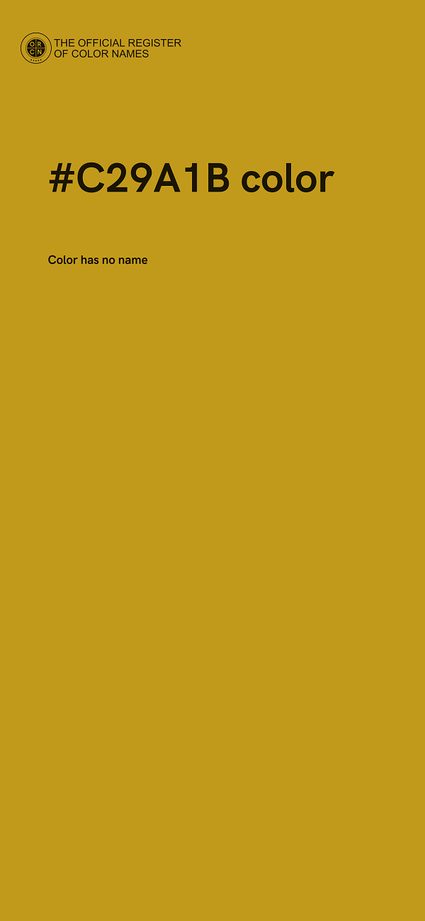 #C29A1B color image