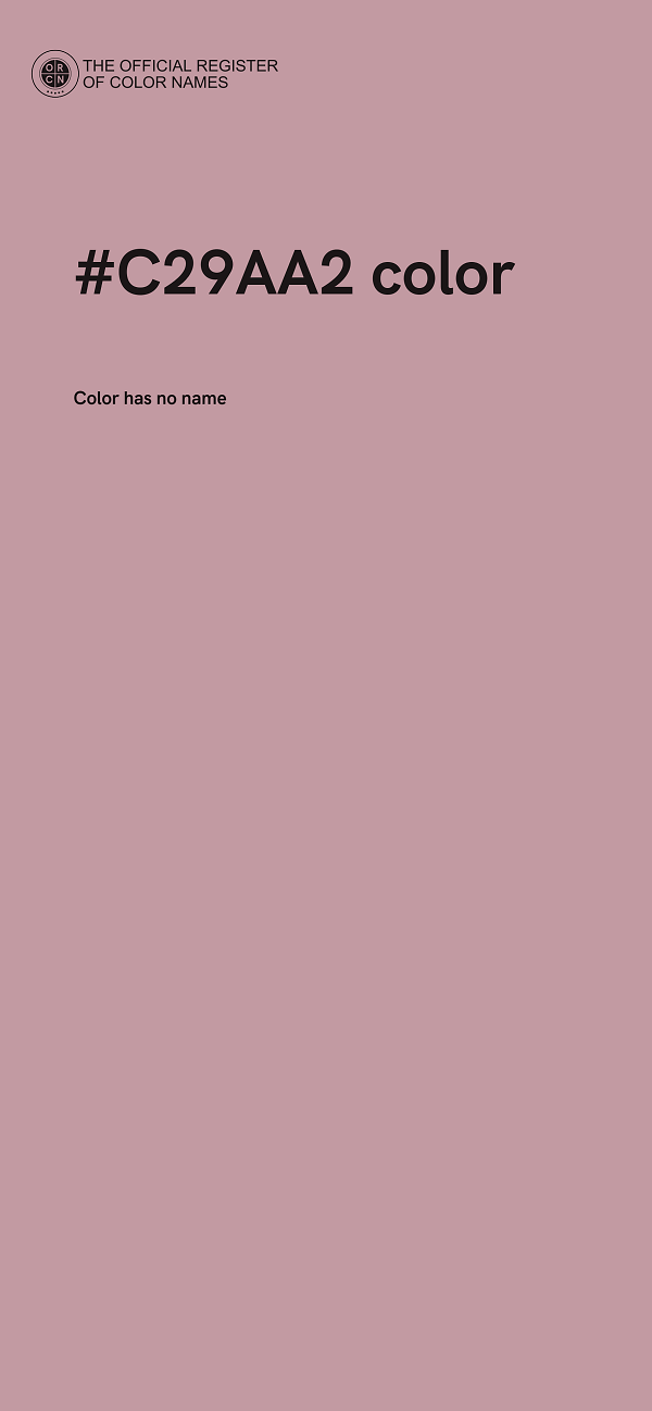 #C29AA2 color image