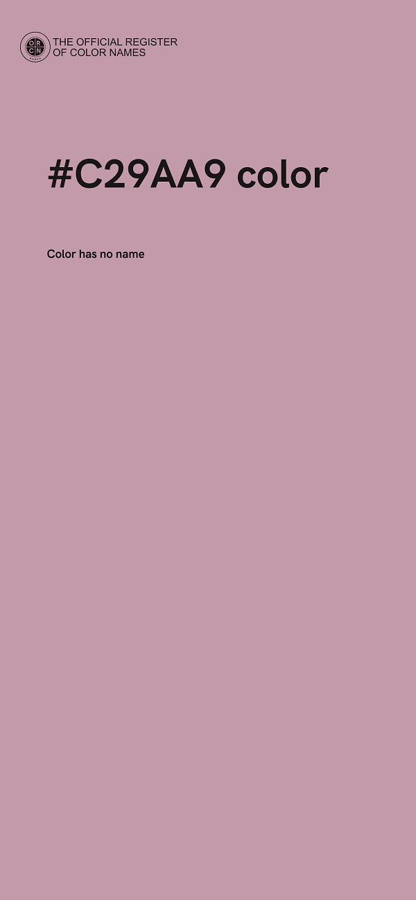 #C29AA9 color image