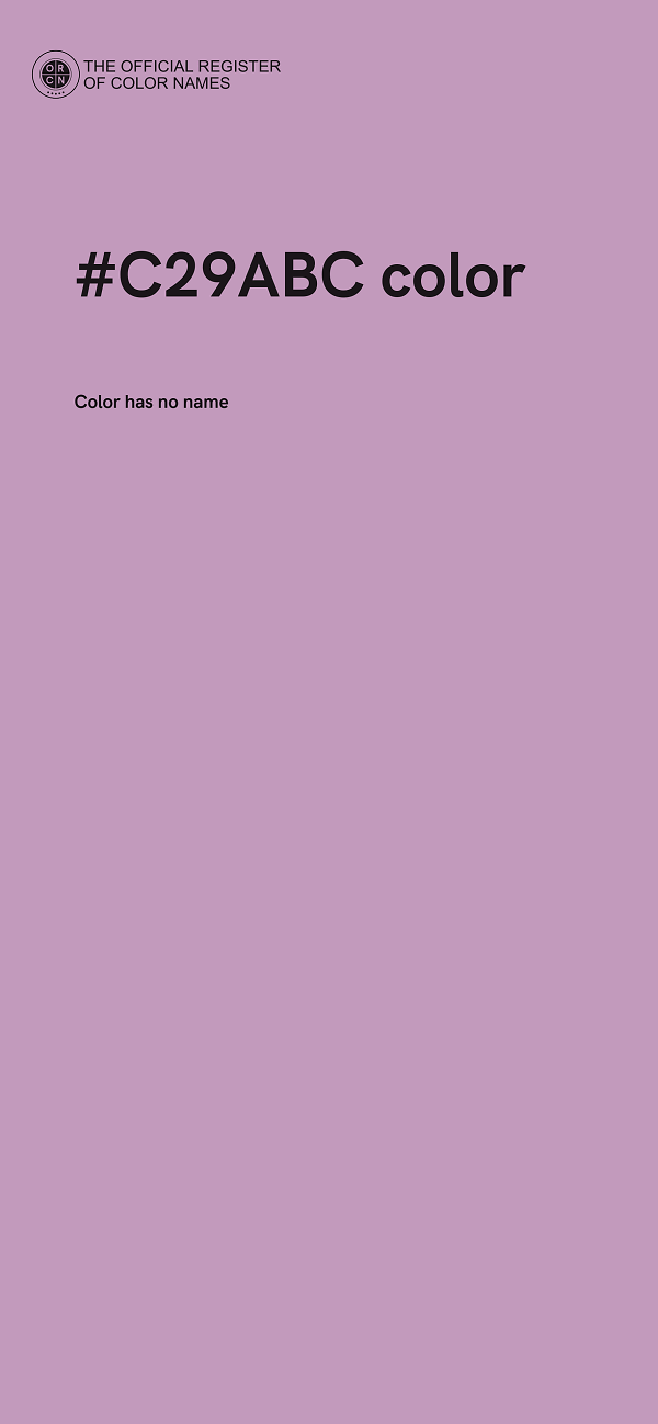 #C29ABC color image