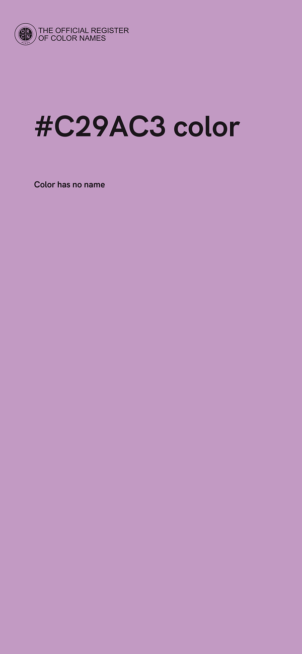 #C29AC3 color image