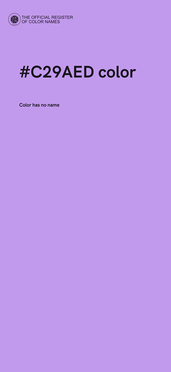#C29AED color image