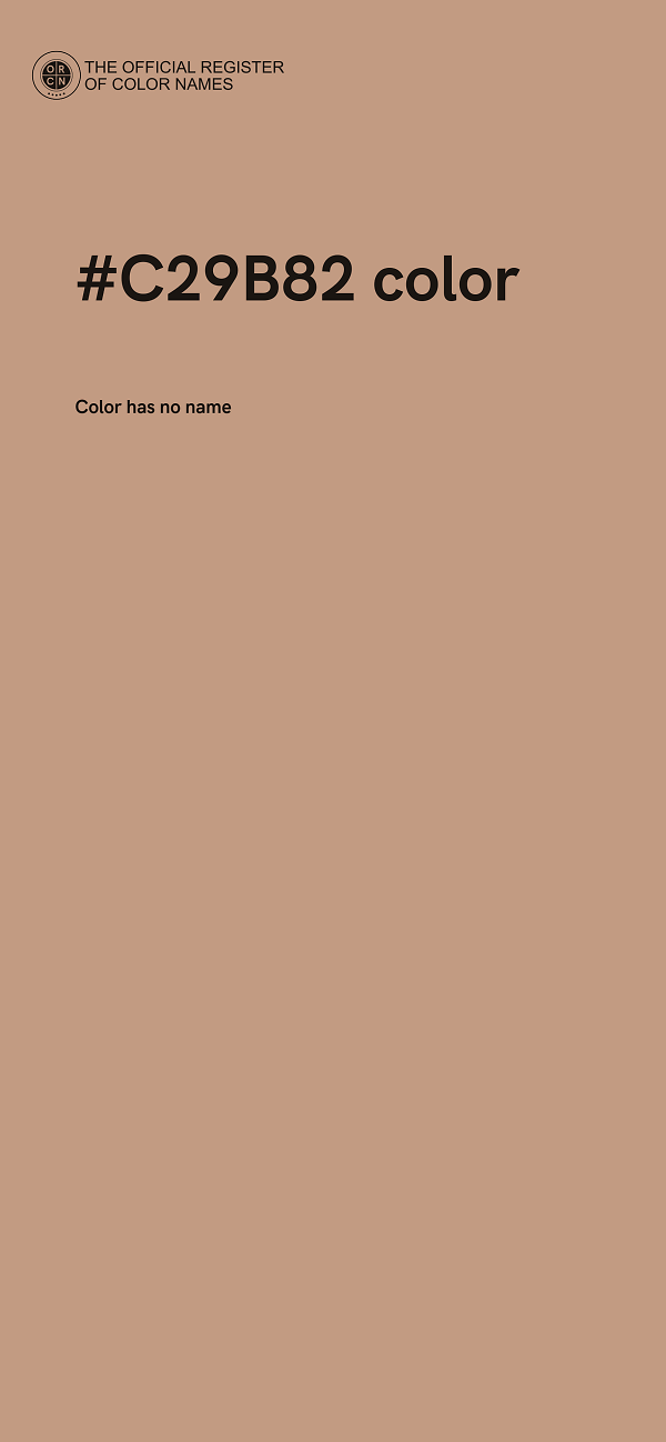 #C29B82 color image