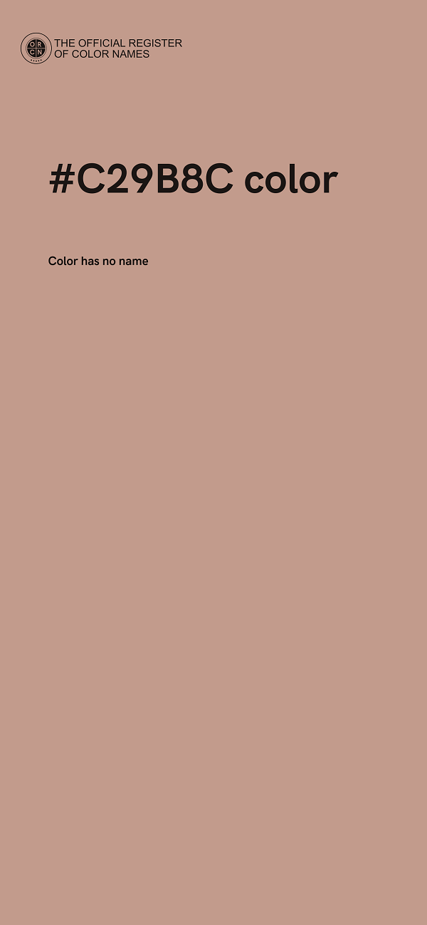 #C29B8C color image