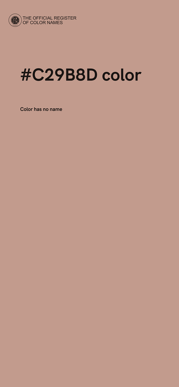 #C29B8D color image