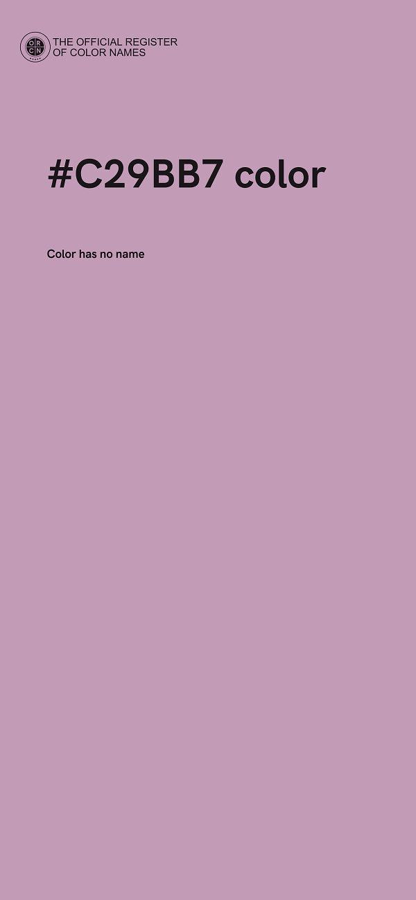 #C29BB7 color image