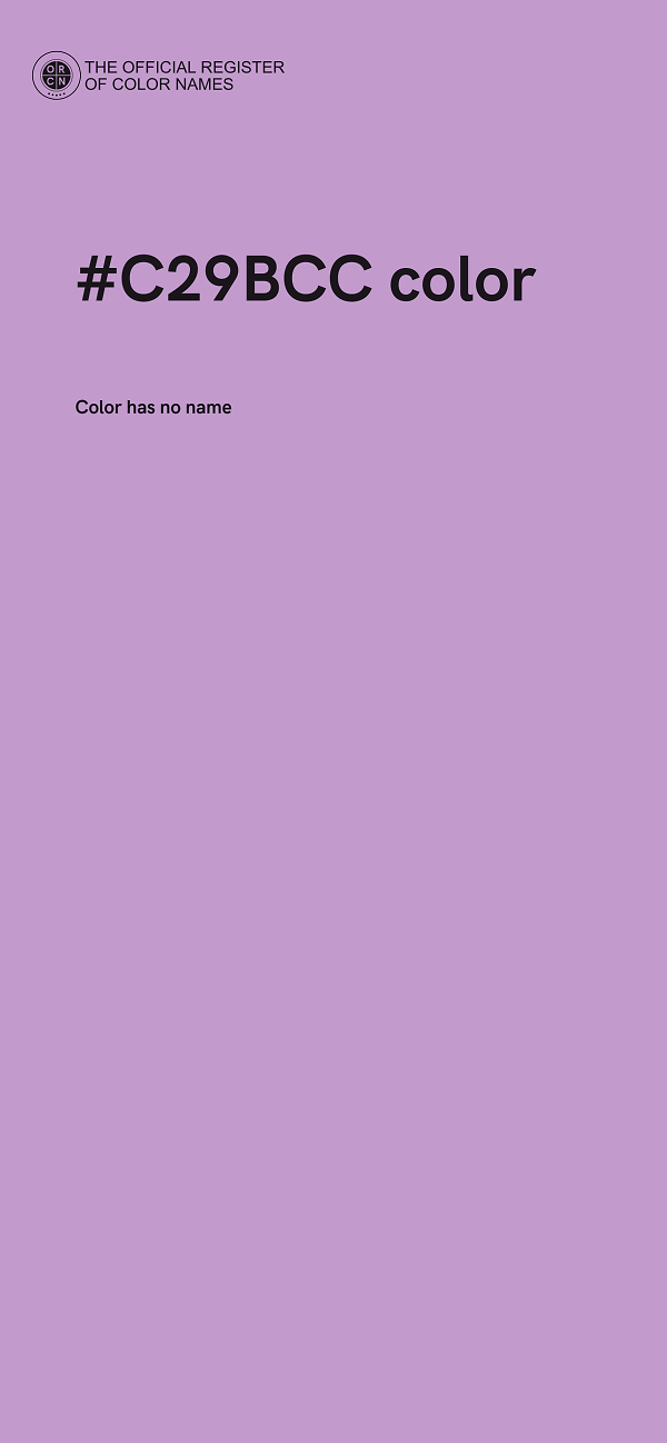 #C29BCC color image