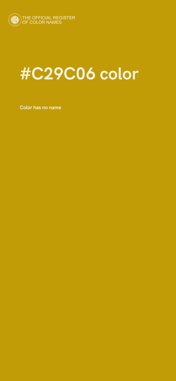 #C29C06 color image