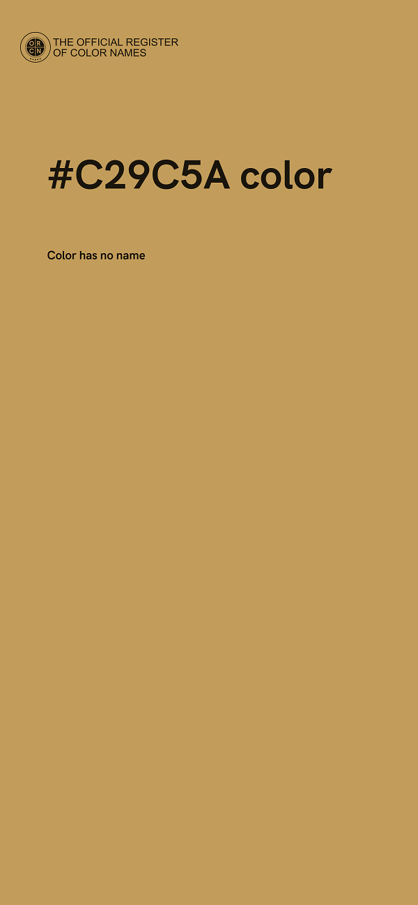 #C29C5A color image