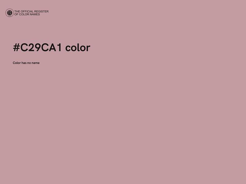 #C29CA1 color image