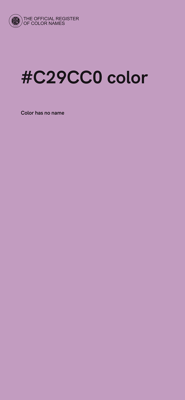 #C29CC0 color image