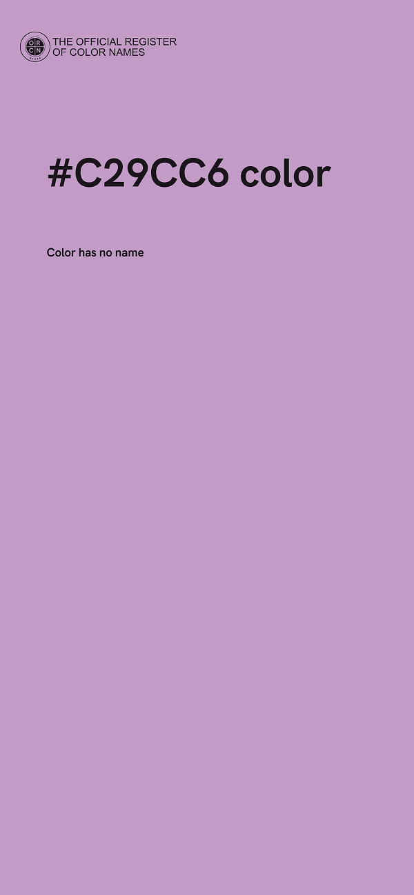 #C29CC6 color image