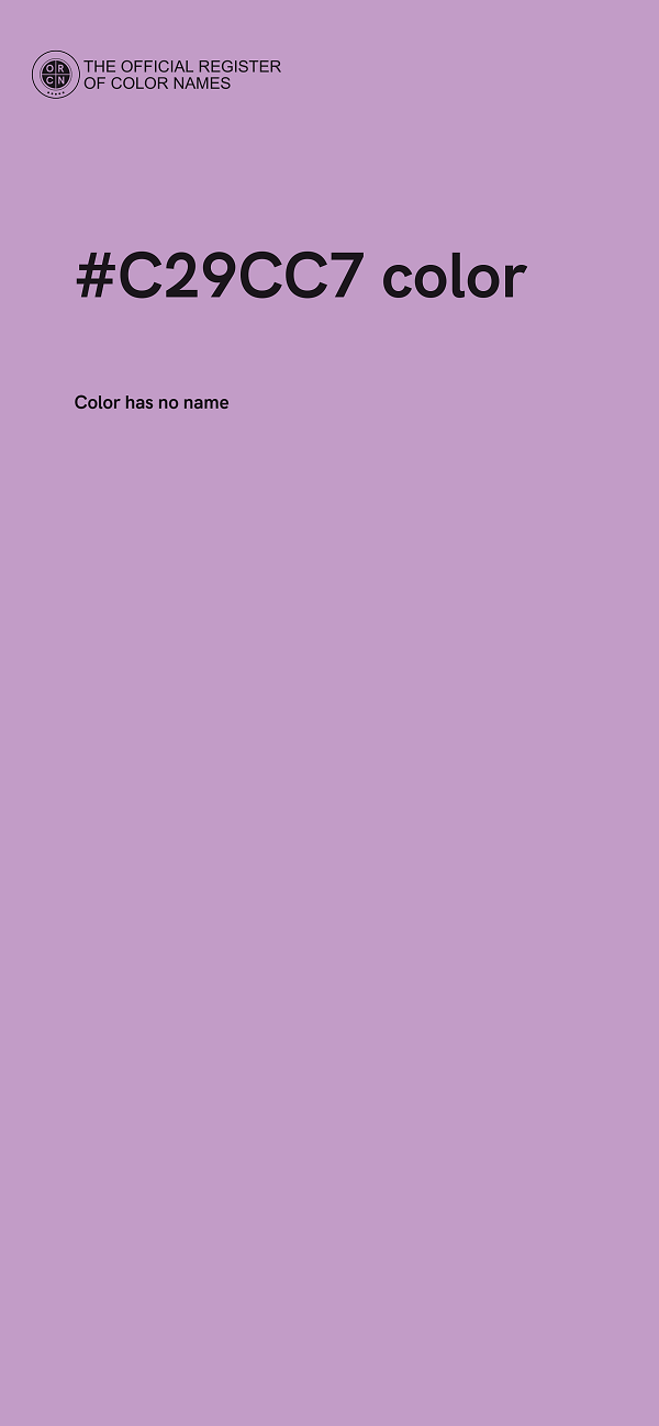 #C29CC7 color image