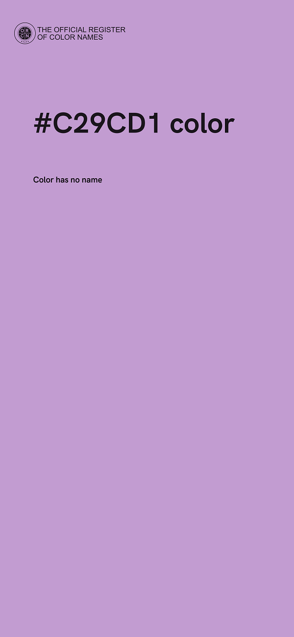 #C29CD1 color image