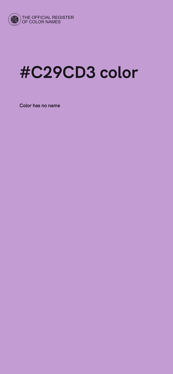 #C29CD3 color image