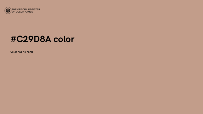 #C29D8A color image