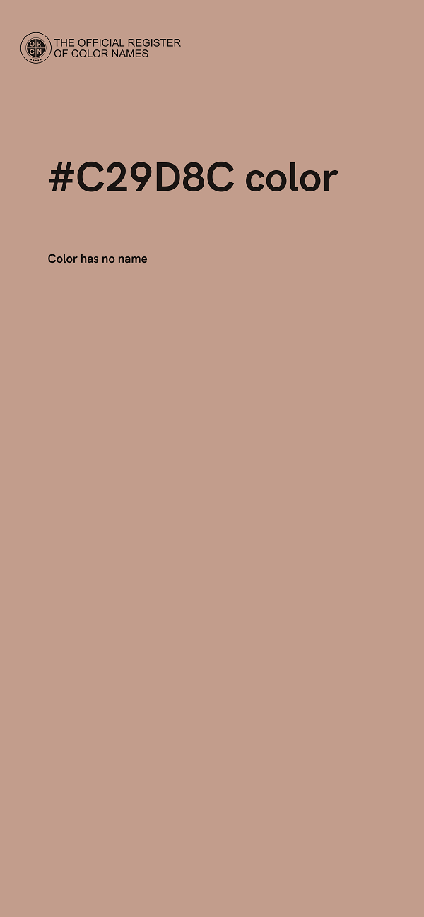 #C29D8C color image