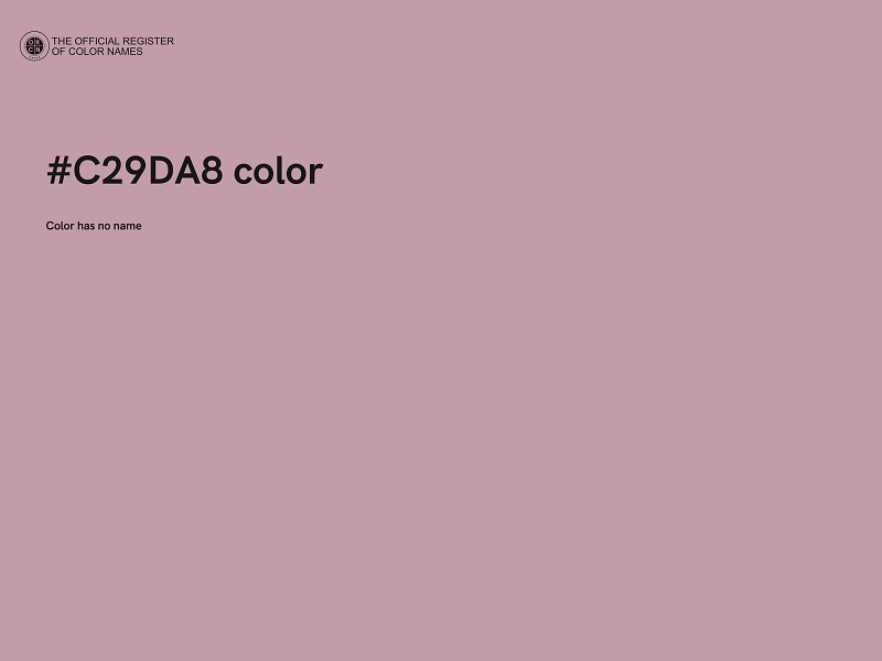 #C29DA8 color image