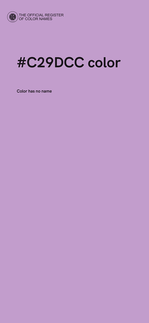 #C29DCC color image