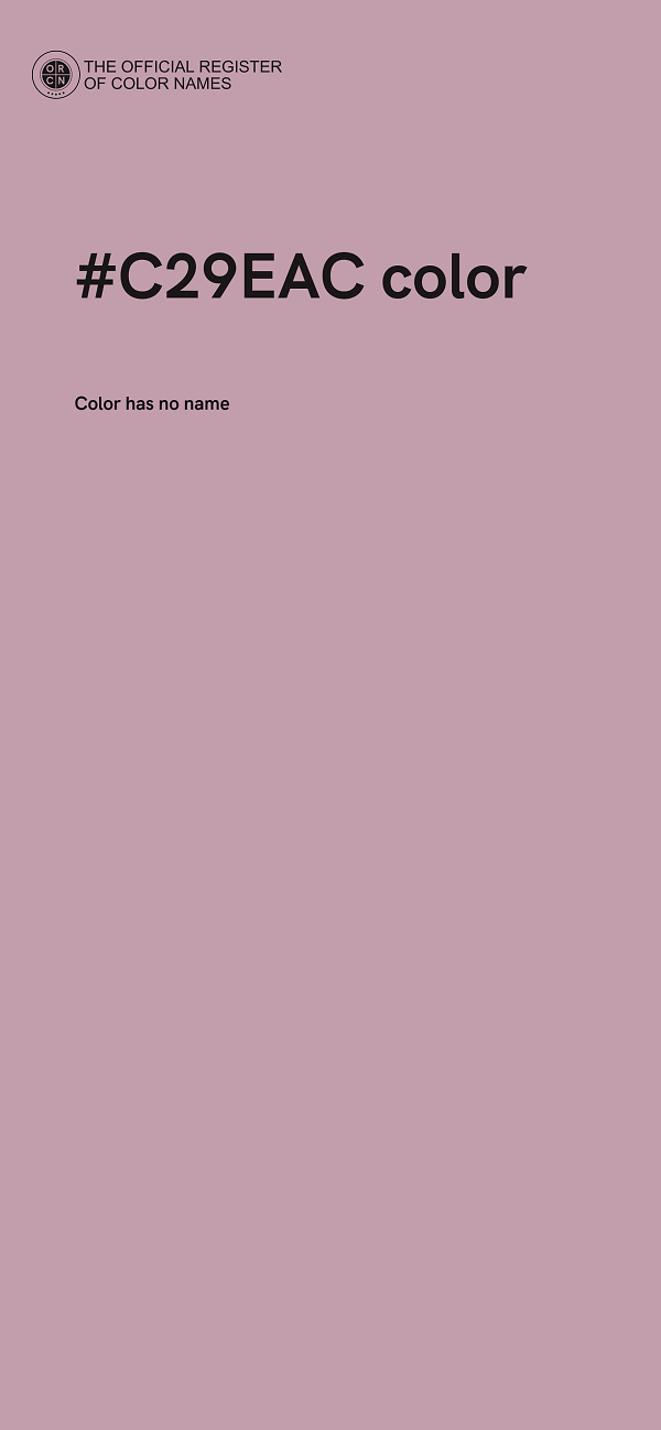 #C29EAC color image