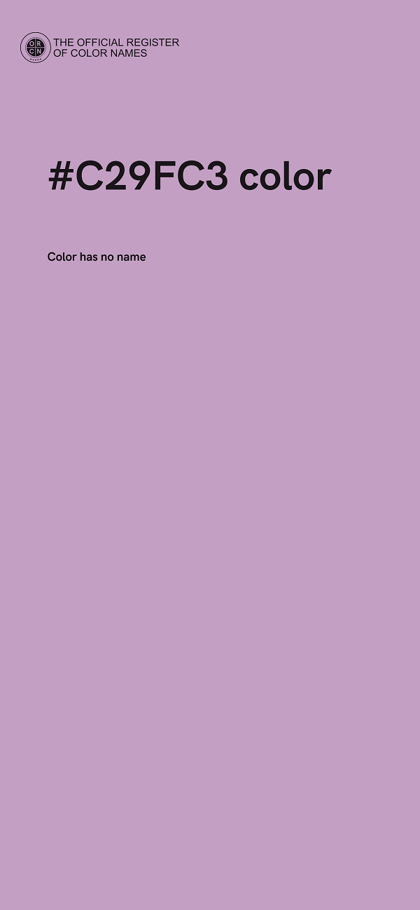 #C29FC3 color image