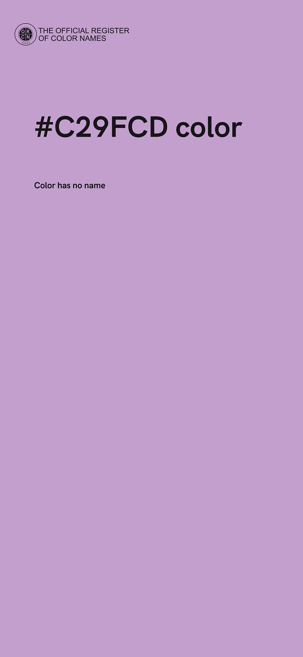 #C29FCD color image