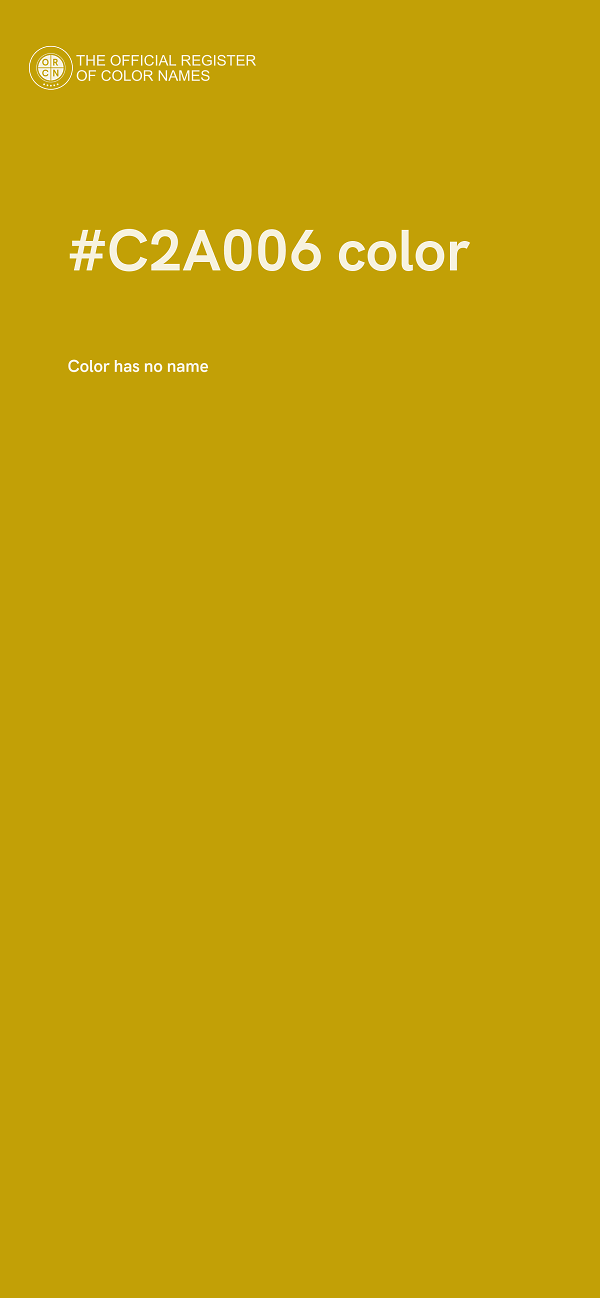 #C2A006 color image