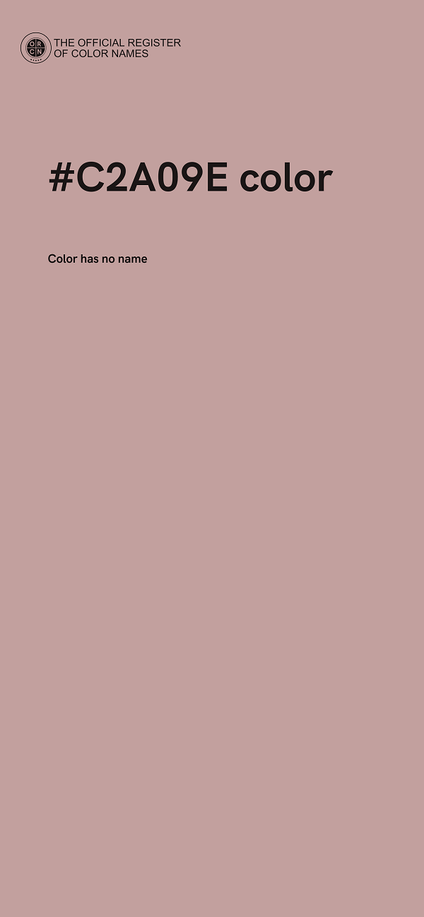 #C2A09E color image