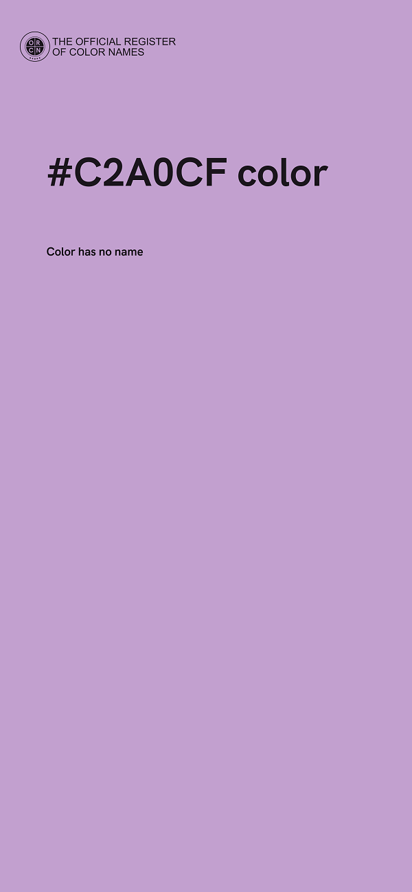 #C2A0CF color image