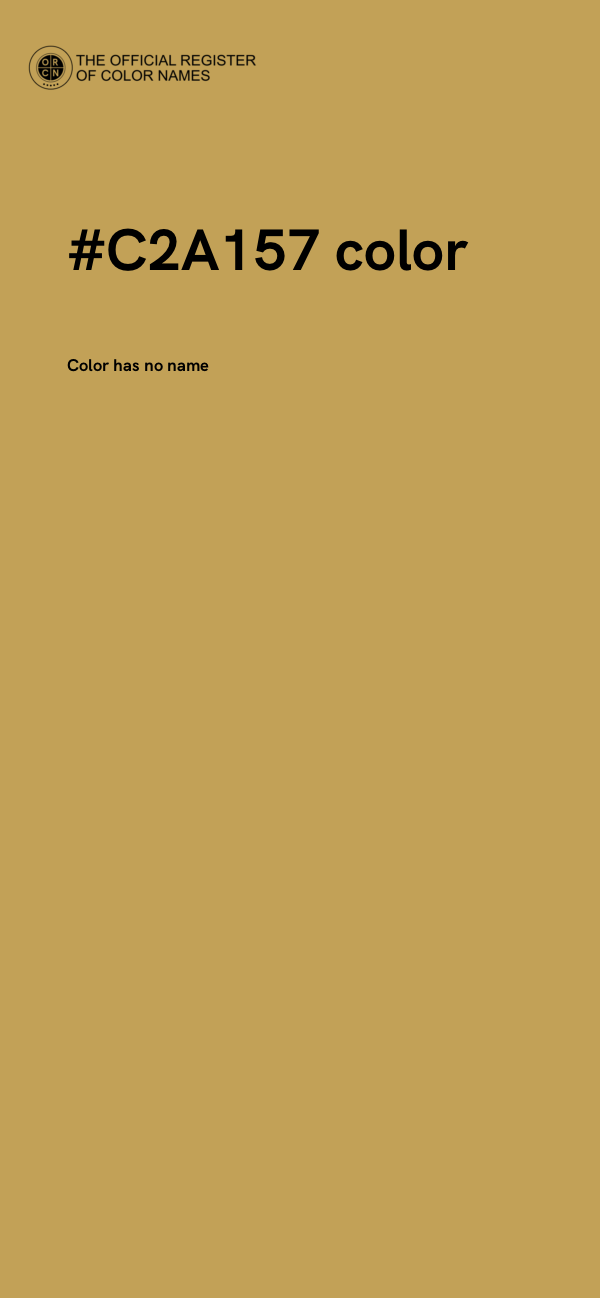 #C2A157 color image