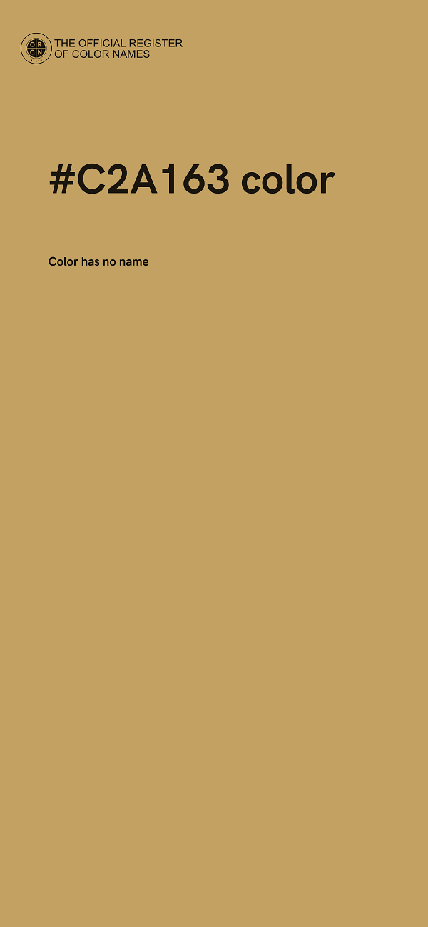 #C2A163 color image