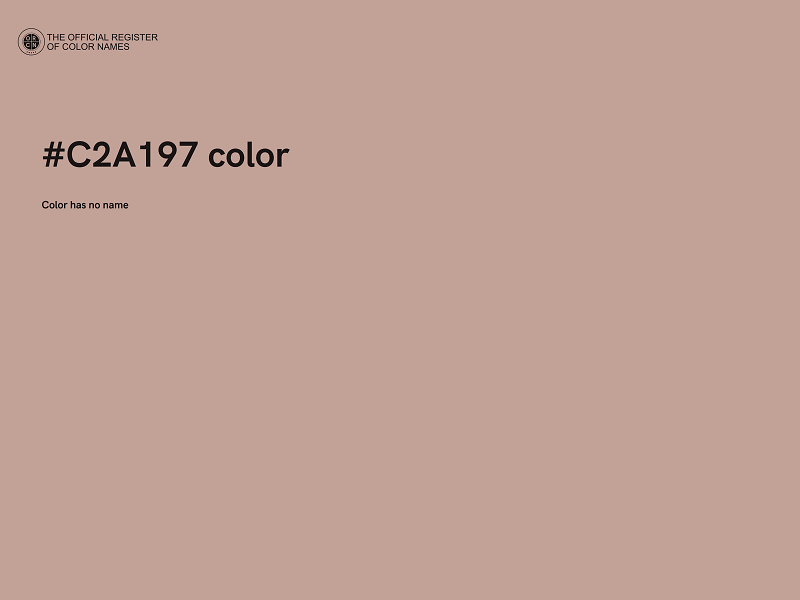 #C2A197 color image