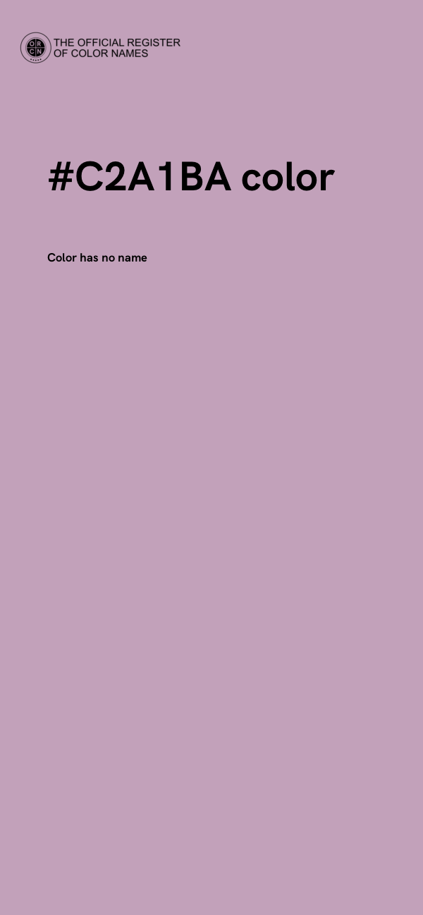 #C2A1BA color image