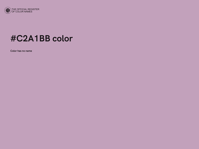 #C2A1BB color image