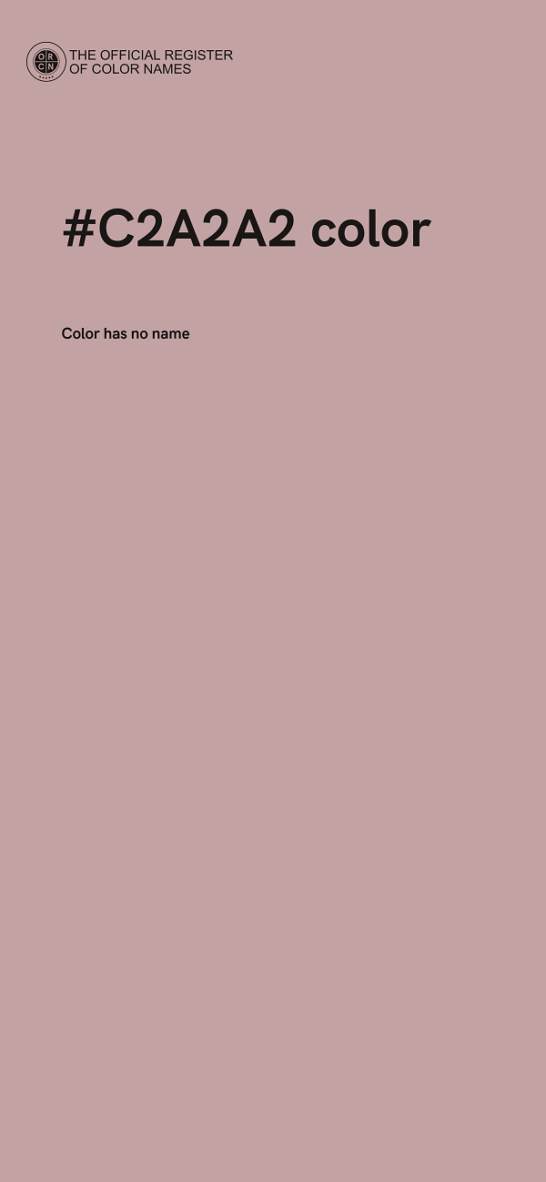 #C2A2A2 color image