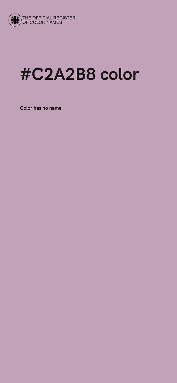 #C2A2B8 color image