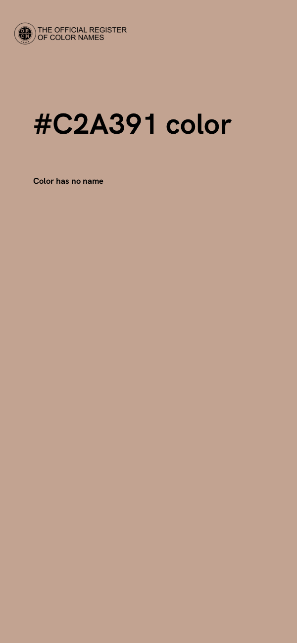 #C2A391 color image