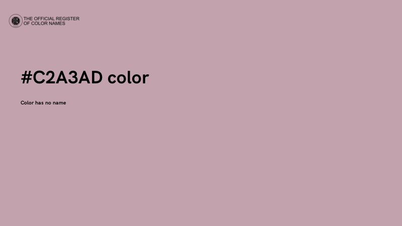 #C2A3AD color image