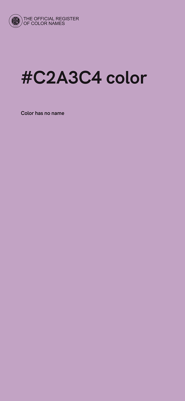 #C2A3C4 color image