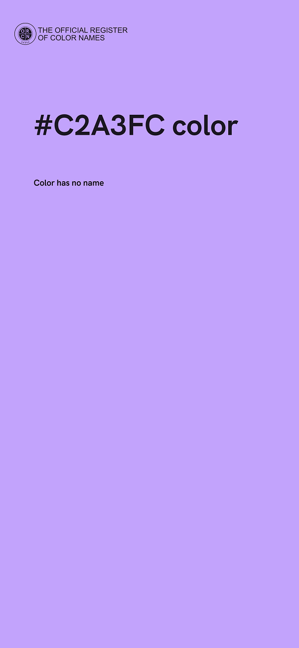 #C2A3FC color image