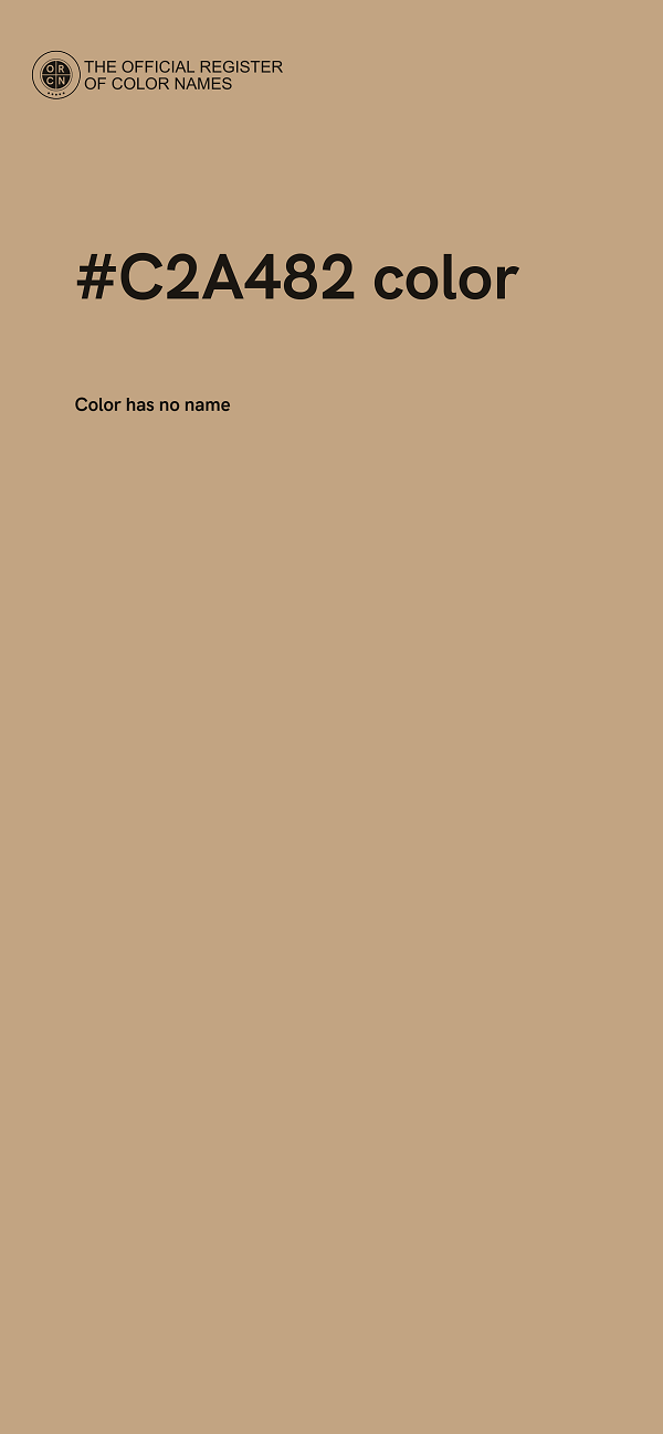 #C2A482 color image