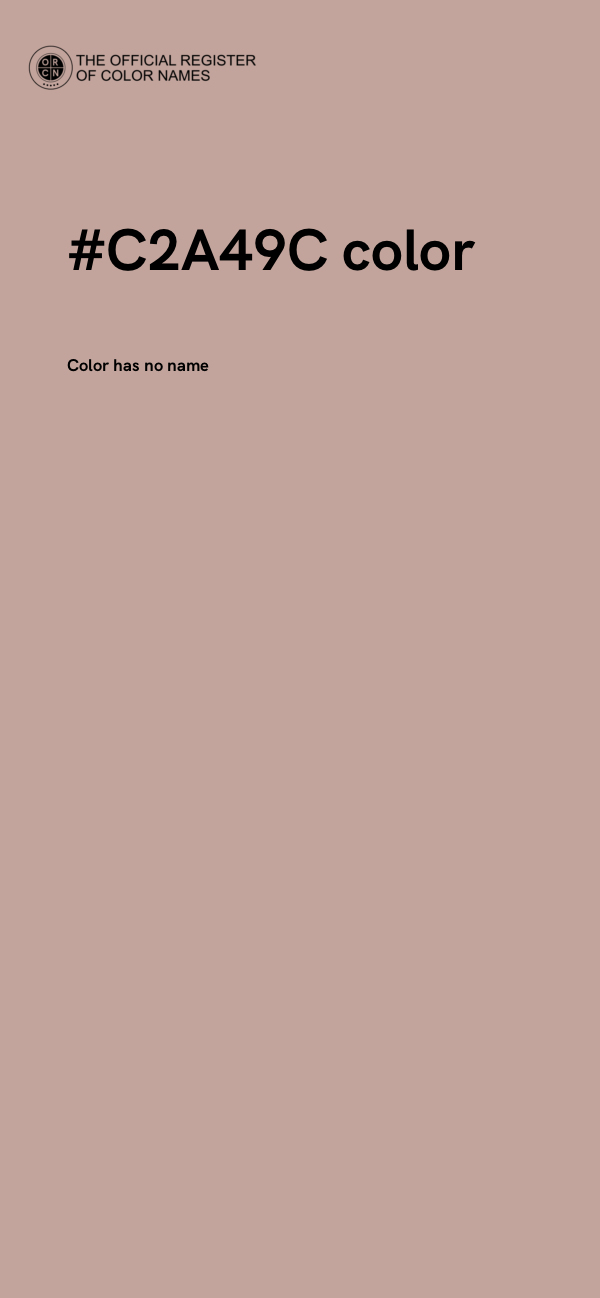#C2A49C color image