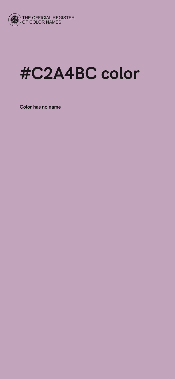 #C2A4BC color image