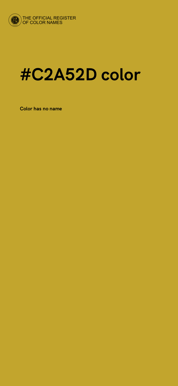 #C2A52D color image