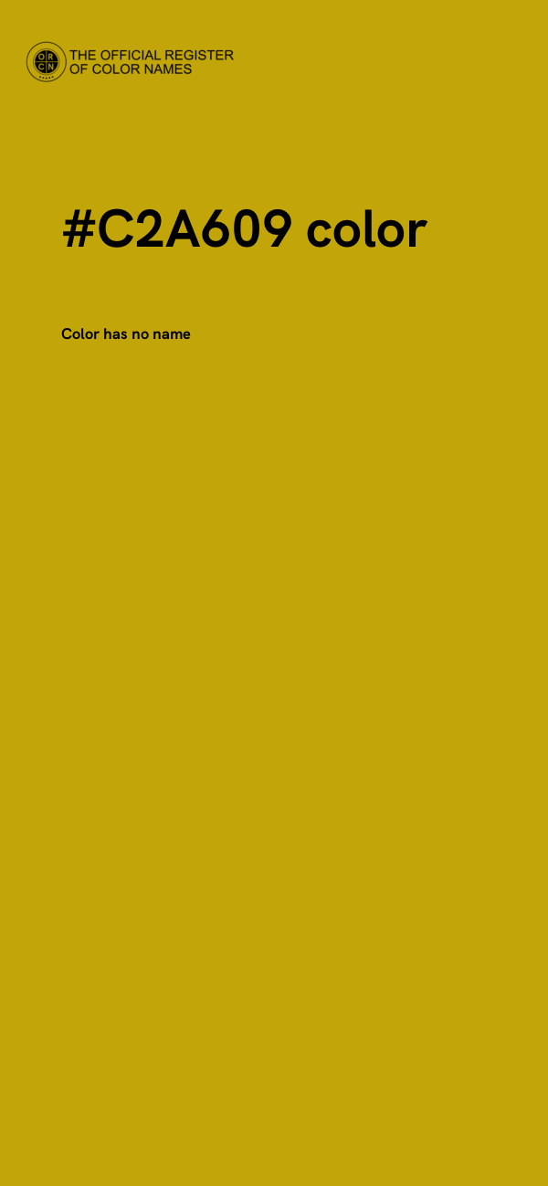 #C2A609 color image