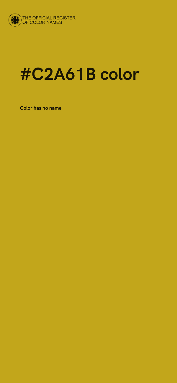 #C2A61B color image