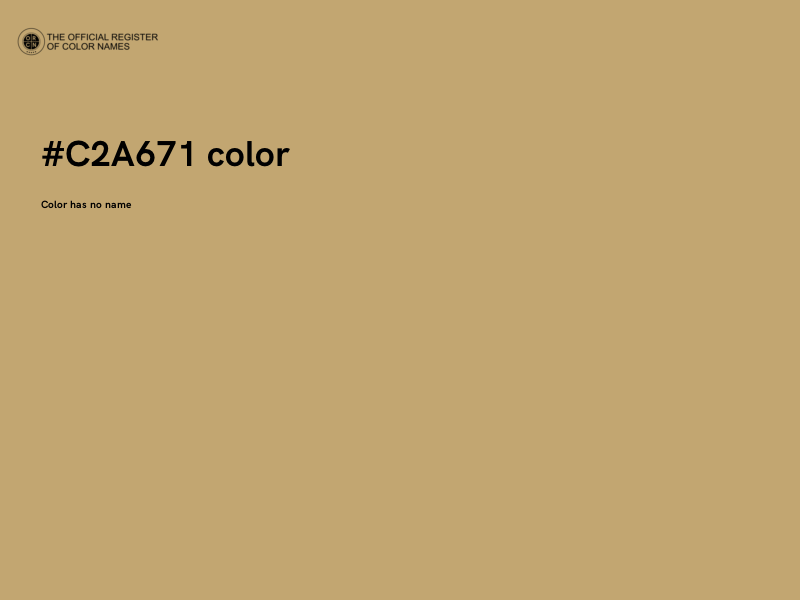 #C2A671 color image