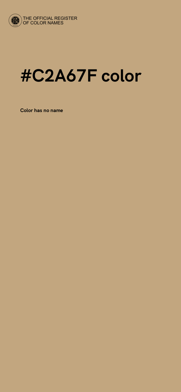 #C2A67F color image