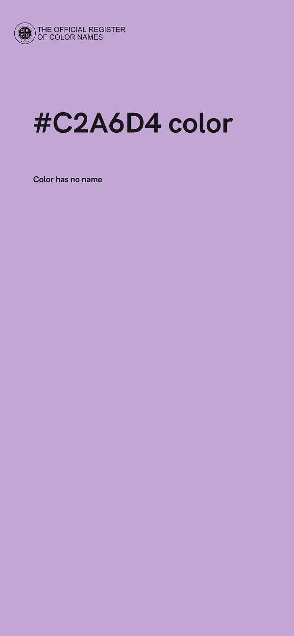 #C2A6D4 color image