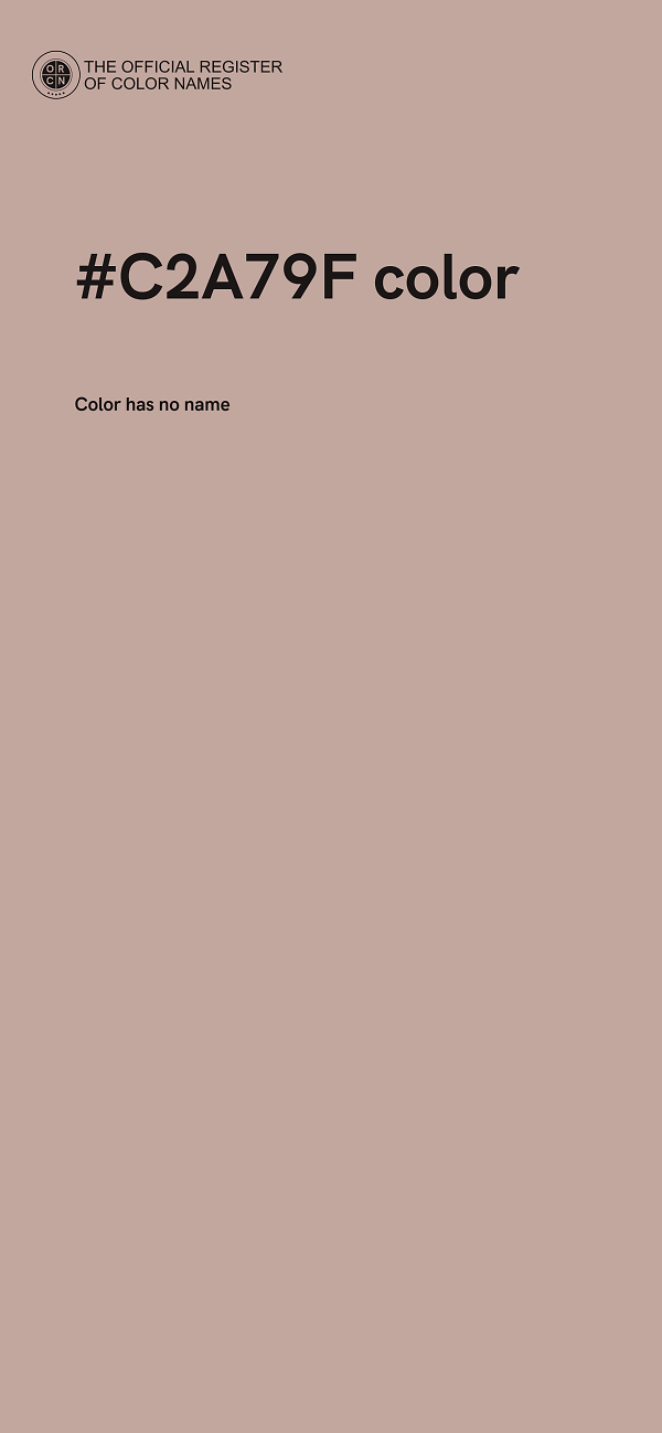 #C2A79F color image